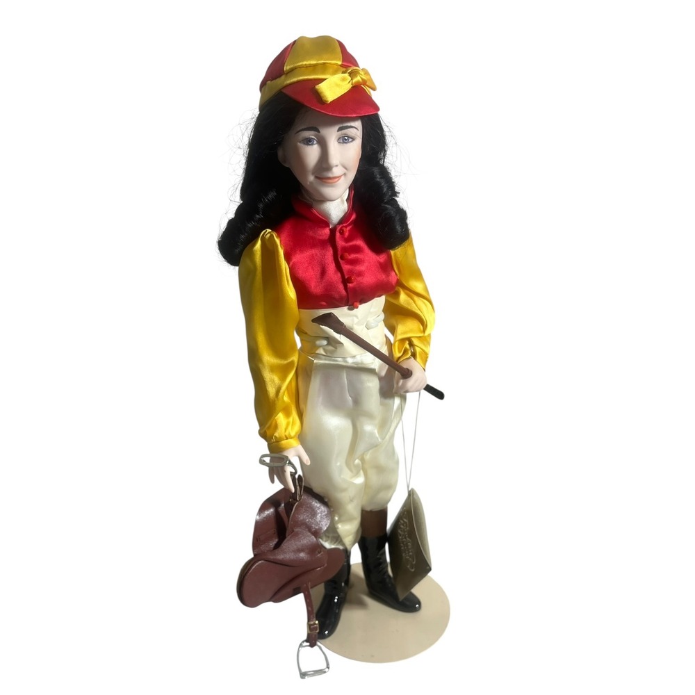 Franklin Mint National Velvet Elizabeth Taylor Porcelain Doll 16 inch 1987